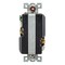 Hubbell Wiring Device-Kellems Duplex Straight Blade Receptacle, 5-15R, 15 A, 125V AC, 2 Pole, 3 Wire, Flush Mount, Grounded HBL5260WSA - alternate 7